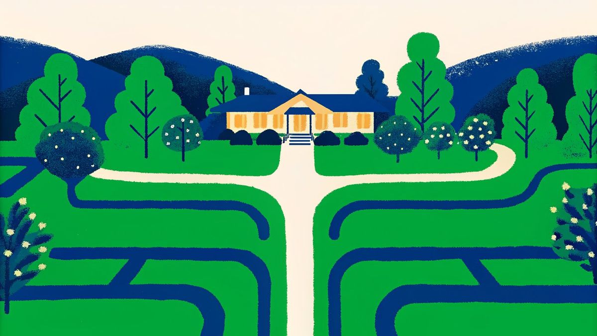 Different financial pathways resulting in the goal of a new home.