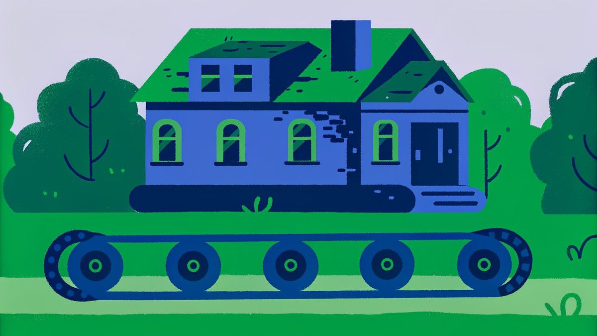 A streamlined process for buying a new home before selling an old one, symbolizing ease and efficiency.