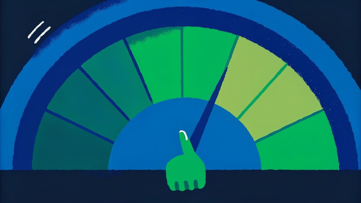A thermometer illustrating different credit score ranges, showing how scores impact loan eligibility and down payment requirements.