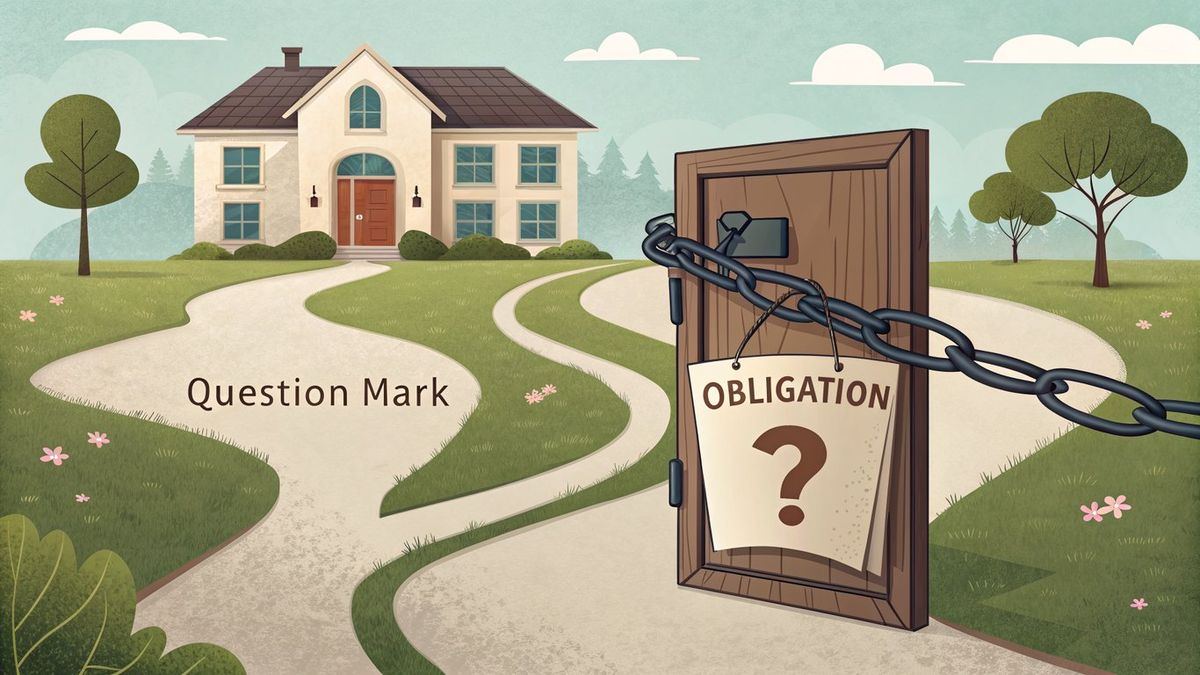 Comparison illustration of a lease-option (optional purchase) versus a lease-purchase (obligatory purchase) agreement.