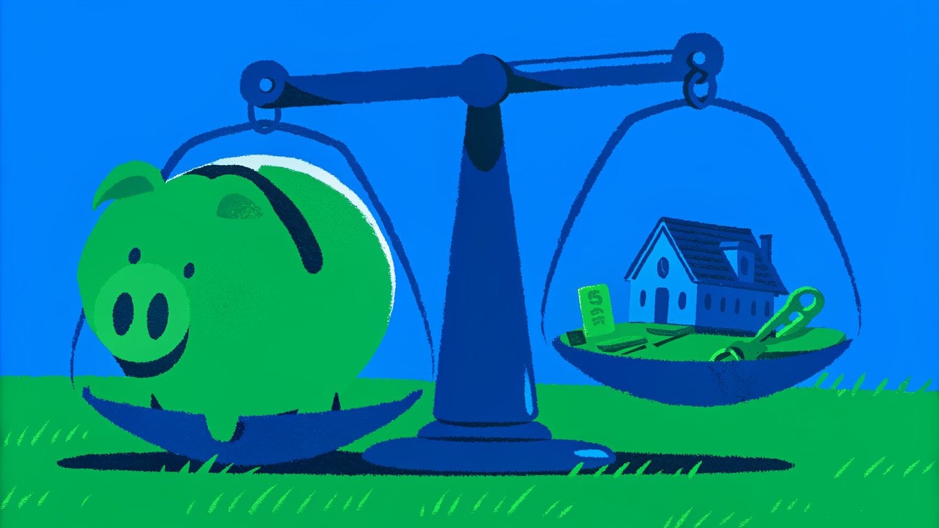A visual metaphor showing an old, broken 'Stated Income' piggy bank being replaced by a modern, balanced scale with bank statements and a house key, symbolizing the shift in loan types.