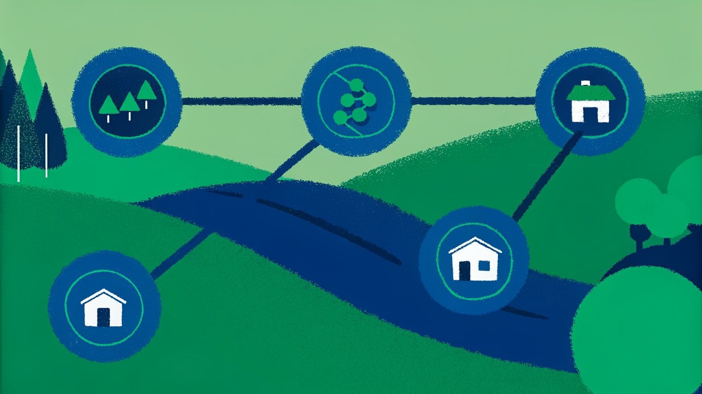 An eight-step visual timeline illustrating the complete rent-to-own process from application to closing.