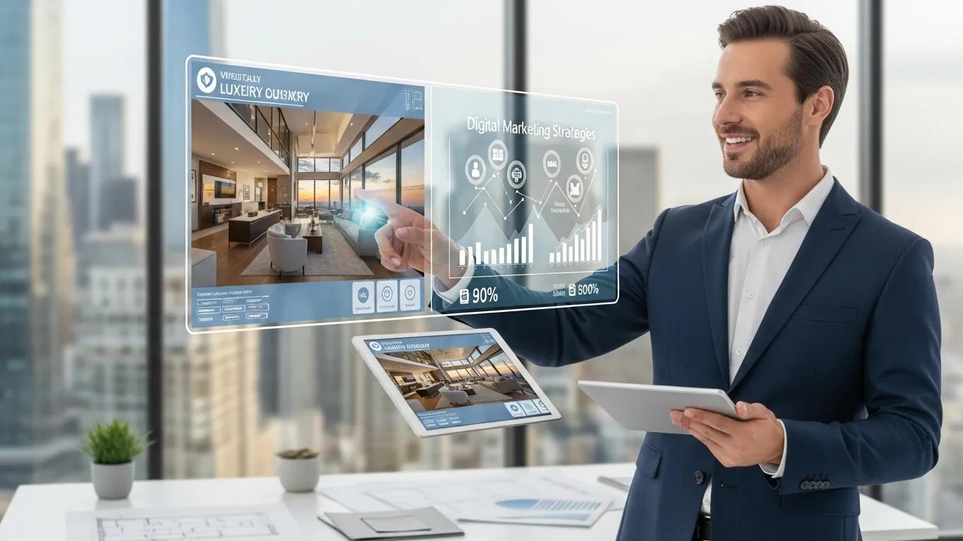 Real estate agent utilizing technology for marketing in Cypress TX