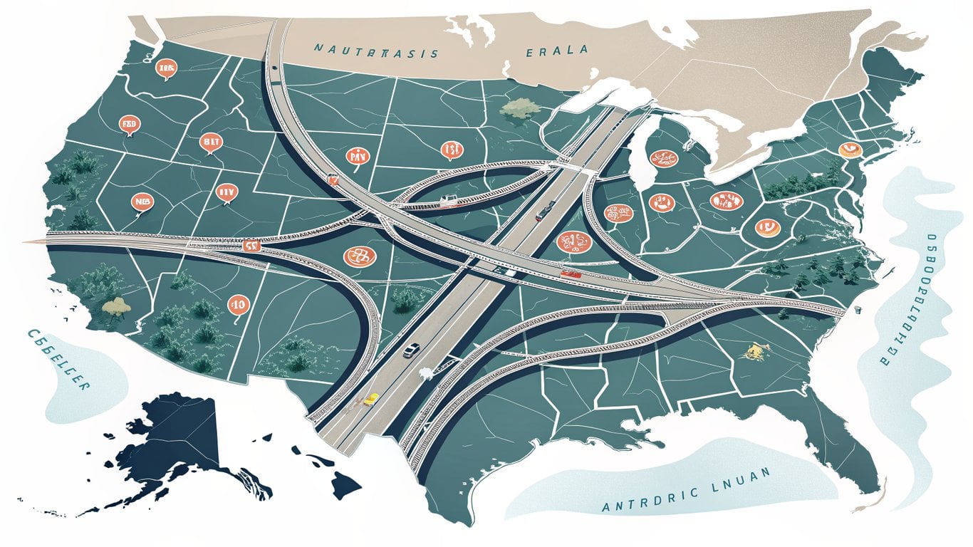 Illustration of major highways and routes connecting Tomball to surrounding employment centers.